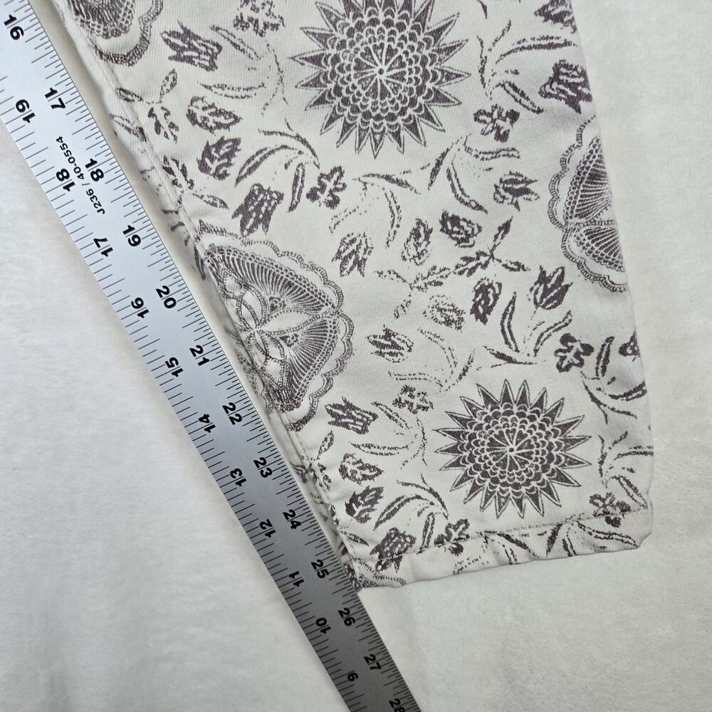 Free People Sundial Fun Print Jeans Womens size 26 0693 - Picture 9 of 11